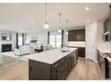 Open kitchen with island and white countertops at 792 Indigo Bay Circle, Myrtle Beach, SC 29579