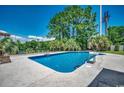 Relaxing rectangular pool with water access at 128 Causey St., Myrtle Beach, SC 29577