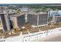 Aerial view of resort and beach area at 4800 South Ocean Blvd. # 1114, North Myrtle Beach, SC 29582