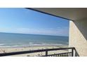 Stunning panoramic ocean view from balcony at 6804 N Ocean Blvd. # 819, Myrtle Beach, SC 29572