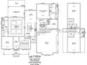 Floor plan for Lot 7 PCH, showing 4 bedrooms and a garage at 101 Manchester Ranch Pl., Aynor, SC 29511