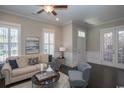Spacious living room with comfy seating at 852 Iris St. # F, Myrtle Beach, SC 29577