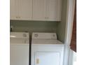 Laundry closet with washer and dryer at 3922 Spruce Dr. # 3922, Myrtle Beach, SC 29577