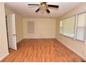 Spacious living room featuring light walls and laminate flooring at 553 Martin Luther King Rd., Pawleys Island, SC 29585