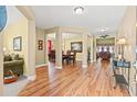 Spacious entryway with hardwood floors and views into the dining room at 1728 Boyne Dr., Myrtle Beach, SC 29588