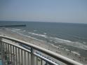 Breathtaking ocean view from a balcony, overlooking the beach at 201 S Ocean Blvd. # 1109, Myrtle Beach, SC 29577