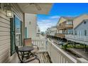 Private balcony overlooking the street and ocean at 6001-C21 S Kings Hwy., Myrtle Beach, SC 29575