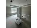 Large bedroom with a window and unpainted walls at 2260 Pearl Rd., Galivants Ferry, SC 29544