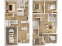 Two-story floor plan with four bedrooms and garage at Lot 43 Lineback Pl. # 43, Longs, SC 29568