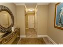 View of entryway with tile floors and access to other rooms at 100 North Beach Blvd. # 1501, North Myrtle Beach, SC 29582