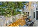 Relaxing deck overlooking a pond with seating at 6001-1573 S Kings Hwy., Myrtle Beach, SC 29575