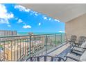 Relaxing ocean view from a condo balcony, perfect for enjoying the sunset at 201 74Th Ave. N # 1002, Myrtle Beach, SC 29572