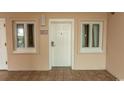 Entrance to condo unit 905 with keyless entry at 1321 S Ocean Blvd. # 905, North Myrtle Beach, SC 29582