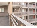 Exterior view of building showing balconies and walkways at 206 N Ocean Blvd. # 223, North Myrtle Beach, SC 29582