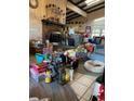 Bright living room with fireplace and tiled floors at 334 Norris Dr., Pawleys Island, SC 29585