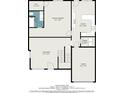 1752 sq ft floor plan, 2 bed, 1 bath, garage at 1356 Tranquility Ln., Myrtle Beach, SC 29577