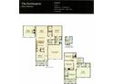 Two-story floor plan with 5 bedrooms, 3.5 bathrooms and 2 car garage at 5054 Selene Ct., Myrtle Beach, SC 29588
