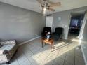 Living room with tiled floor, two armchairs, and coffee table at 3456 Macklen Rd. # 18-B, Myrtle Beach, SC 29588