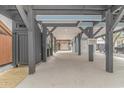Under house parking area with concrete flooring at 6001-1122A S Kings Hwy., Myrtle Beach, SC 29575