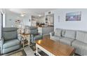Relaxing living room with comfy seating and coastal decor at 5905 S Kings Highway # 416-B, Myrtle Beach, SC 29575