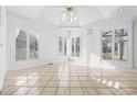 Breakfast room with tile floors and plantation shutters at 4605 Hickory Holt Rd., Galivants Ferry, SC 29544