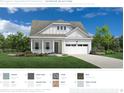 Magnolia Craftsman home exterior showing material selections at 5039 Whitsett St., Murrells Inlet, SC 29576