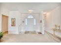 Bright and airy entryway with neutral colors and a view to the living room at 812 Lalton Dr., Conway, SC 29526