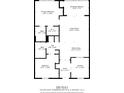 Two-bedroom condo floor plan, featuring 975 sq ft of living space at 5750 Oyster Catcher Dr. # 1134, North Myrtle Beach, SC 29582