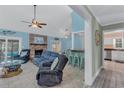 Open concept living room with kitchen views and a relaxing atmosphere at 504 13Th Ave. S, North Myrtle Beach, SC 29582