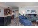 Spacious living room with ample natural light at 118 Salt Marsh Circle # 25-I, Pawleys Island, SC 29585