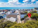 Aerial view highlighting home's location near beach at 6001 - 1123 S Kings Hwy., Myrtle Beach, SC 29575