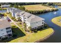Aerial view of building and lake at 336 Kiskadee Loop # B, Conway, SC 29526