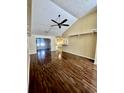 Bright living room with hardwood floors and high ceilings at 196 Marsh Hawk Dr., Myrtle Beach, SC 29588