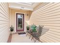 Inviting entryway with sitting area and plants at 544 Running Deer Trail, Myrtle Beach, SC 29588