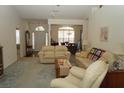 Open living and dining area with vaulted ceilings at 9606 Indigo Creek Blvd., Murrells Inlet, SC 29576