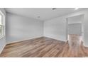 Spacious living room featuring wood-look floors at 920 Laconic Dr., Myrtle Beach, SC 29588