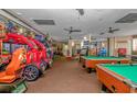 Ocean Reef Resort game room with pool tables and arcade games at 7100 N Ocean Blvd. # 218, Myrtle Beach, SC 29572