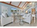 Bright living room featuring hardwood floors and comfortable seating at 4607 Lewis Circle, North Myrtle Beach, SC 29582