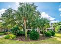 Mature trees and lush landscaping enhance curb appeal at 328 Windover Dr., Pawleys Island, SC 29585