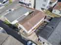Aerial view showcasing a multi-unit property's layout and surroundings at 6001 South Kings Hwy., Myrtle Beach, SC 29575