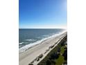 Expansive ocean view, showcasing the beach and clear blue water at 2201 S Ocean Blvd. # 1404, Myrtle Beach, SC 29577