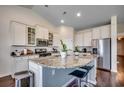 Kitchen features granite countertops, an island, and stainless steel appliances at 190 Campania St., Myrtle Beach, SC 29579
