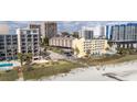 Aerial view of oceanfront condo building and surrounding area at 202 75Th Ave N # 5702/5703, Myrtle Beach, SC 29572