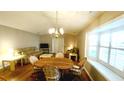 Bright dining area with wood floors and seating for four at 425 Spauldingwood Rd., Little River, SC 29566