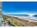 Stunning ocean view from a beachfront condo at 1003 S Ocean Blvd. # 505, North Myrtle Beach, SC 29582