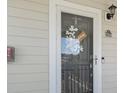 Inviting condo entryway with wreath and welcome mat at 6253 Catalina Dr. # 534, North Myrtle Beach, SC 29582