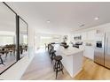 Modern kitchen with island and stainless steel appliances at 1028 Oak Meadow Dr., Conway, SC 29526