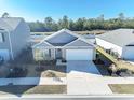 Aerial view of a house and neighborhood at 750 Woodland Farms Circle, Aynor, SC 29511