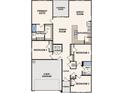 Open floor plan featuring 4 bedrooms, 2 bathrooms, and a 2-car garage at 422 Sw Hewett Landing Dr., Supply, SC 28462