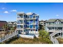 Beachfront property with private pool and boardwalk access at 219 South Seaside Dr., Surfside Beach, SC 29575